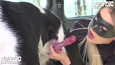 Girl vs dog sex