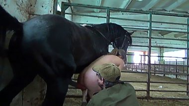 Her first horse sex on camera